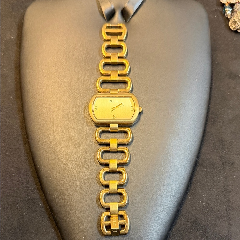 Relic Women's Gold Link Watch